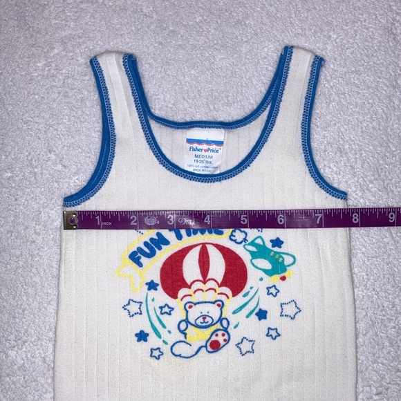 Vintage fisher price tank style onesie medium 19-26 lbs - Picture 4 of 6